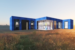 The Blue Home Design Rendering