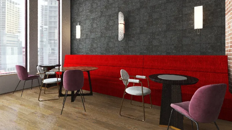 Restaurant 3d design renderings