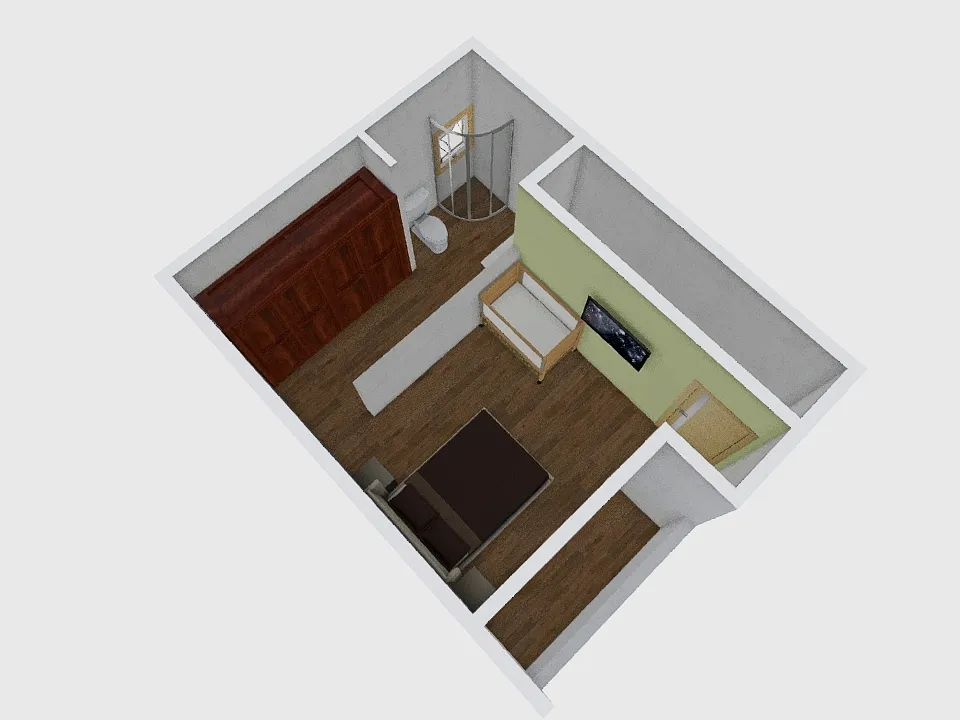 Quarto Evelyn v3 (Closet) 3d design renderings