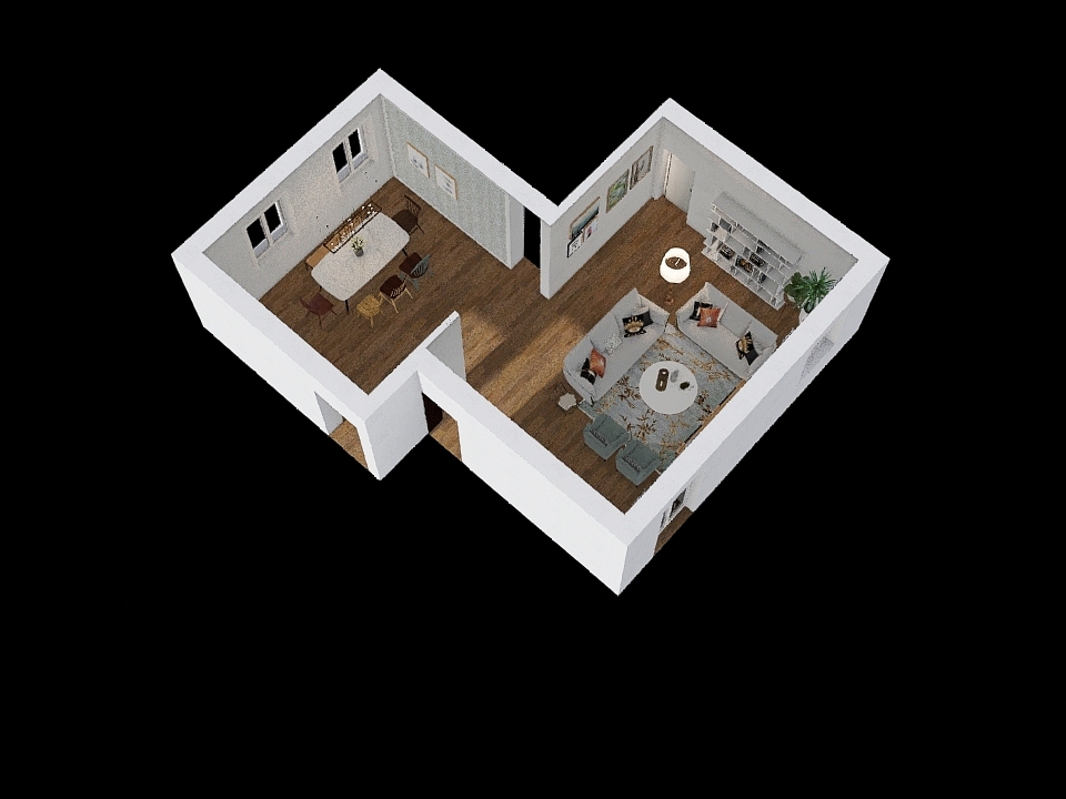 casa Ilaria e Luca 3d design renderings