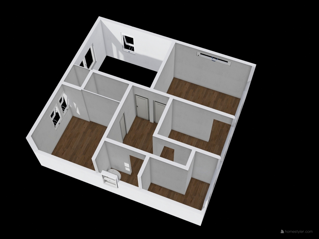 ６畳部屋 3d design renderings