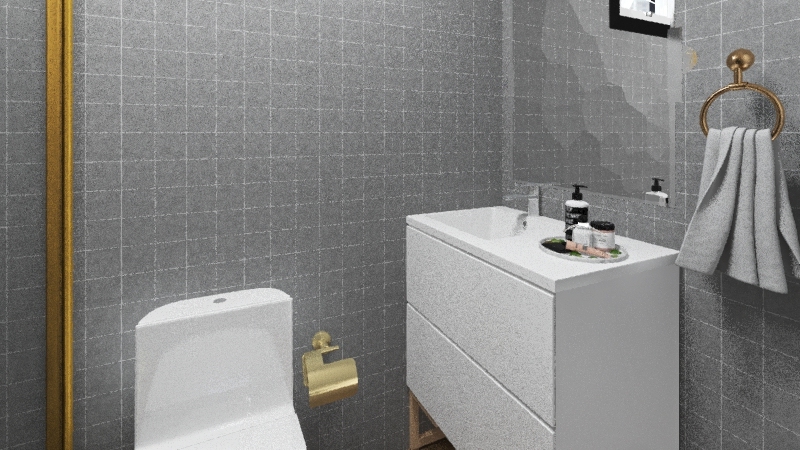 banheiro social 3d design renderings