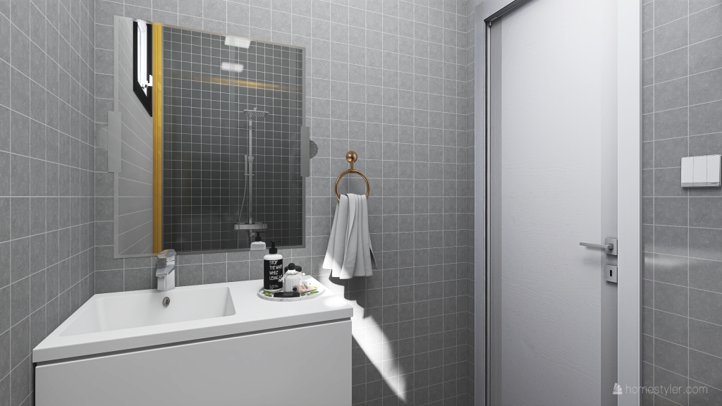banheiro social 3d design renderings
