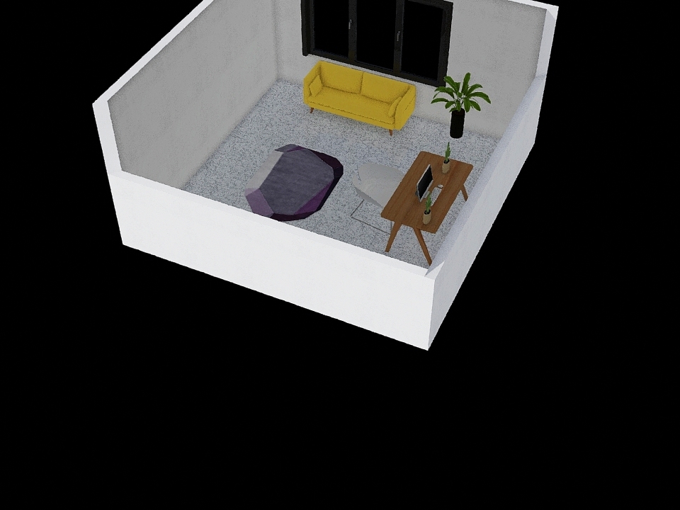 Oficina Boho Chic 3d design renderings