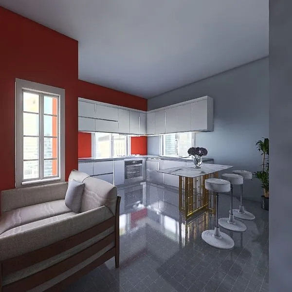 4 2 bedroom flat design 3d design renderings