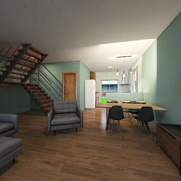 casa nova 04 de 2 pisos 3d design renderings
