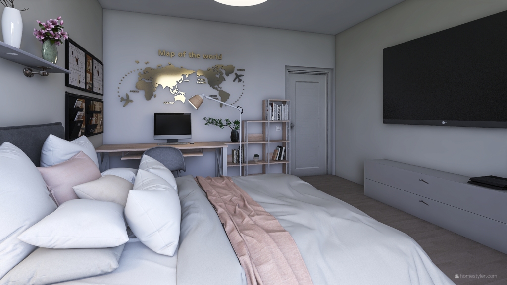 Valentina Room 3d design renderings