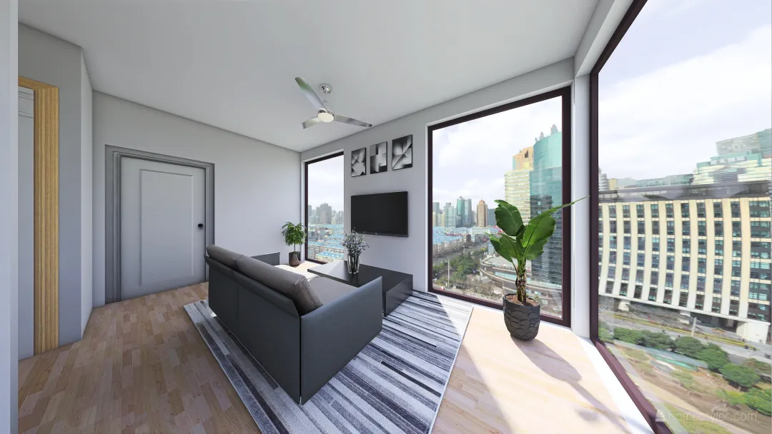 Mini Apartment 3d design renderings