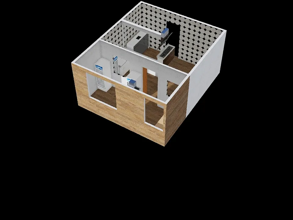 quiosque 3d design renderings