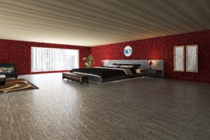 Big Master bedroom Design Rendering
