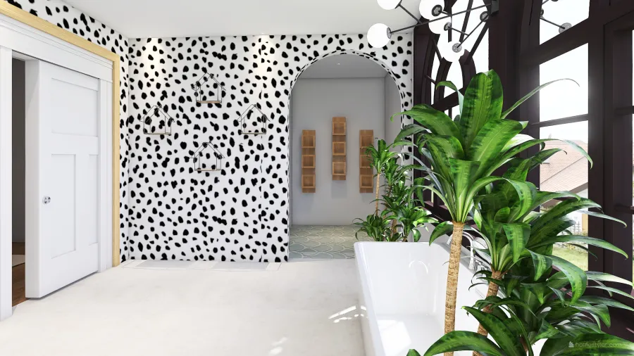 main bathroom 3d design renderings