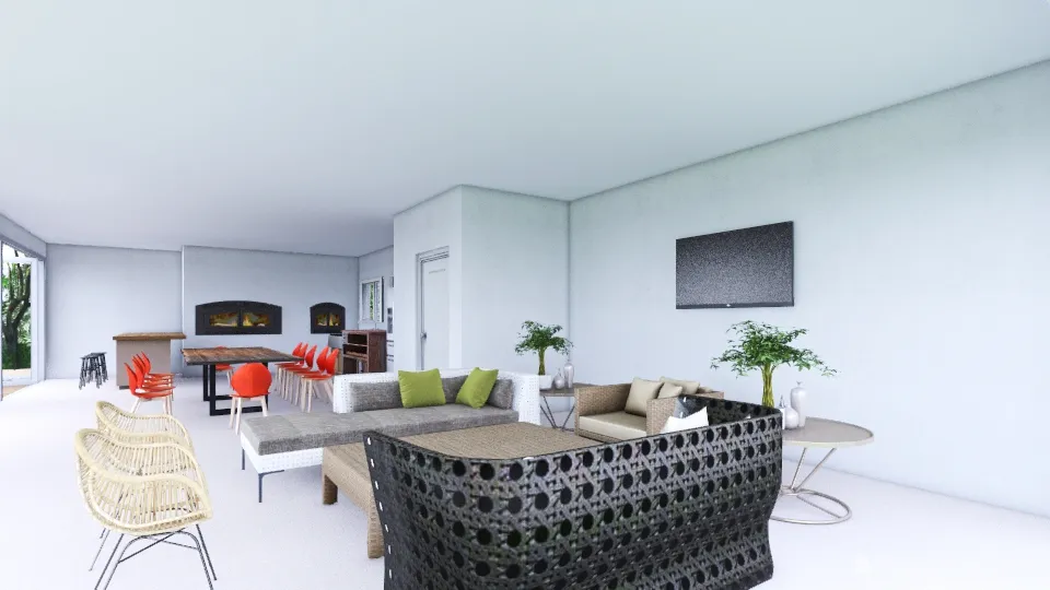 Casa Bonanza 2 - Jardin 3d design renderings