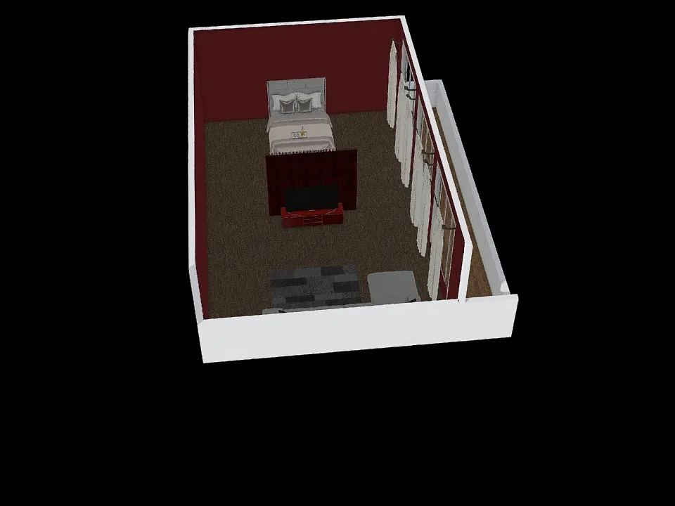 Liverpool bedroom 3d design renderings