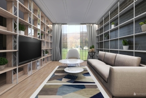 One room apartment for two Design Rendering