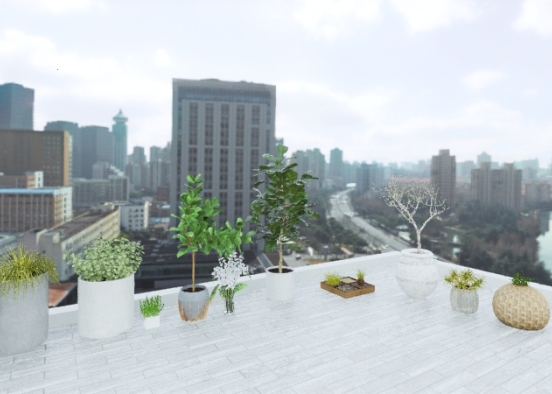 rooftop exterior Design Rendering