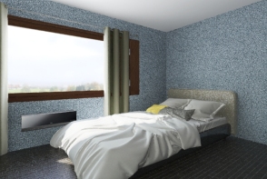 Simple  Bedroom  Design Rendering