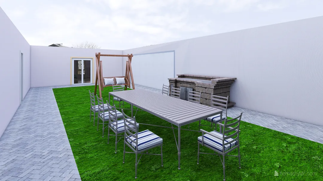 Hacienda en Sedral 3d design renderings