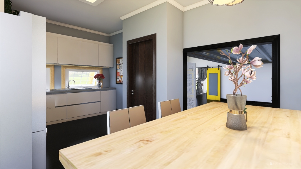 Kitchen/Dinning 3d design renderings