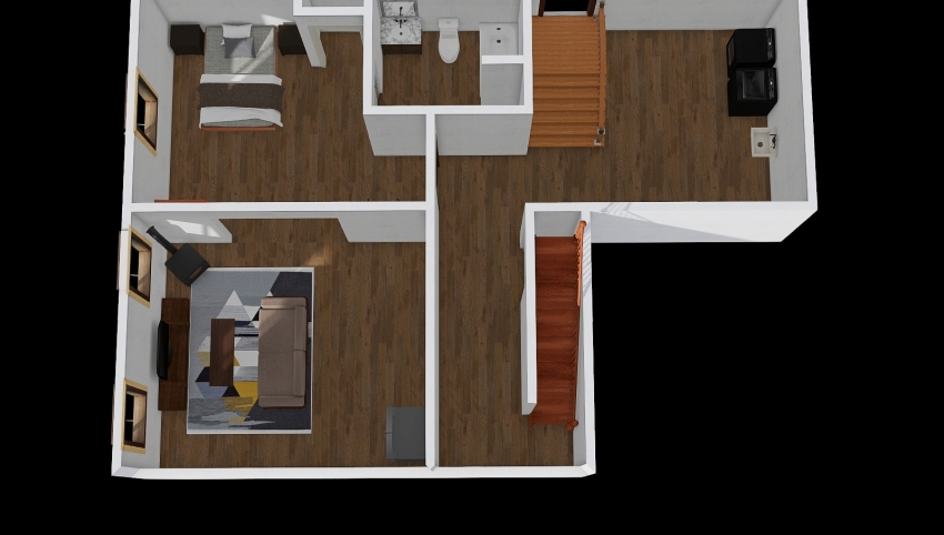 Basement Apartment 3d design picture 84.79
