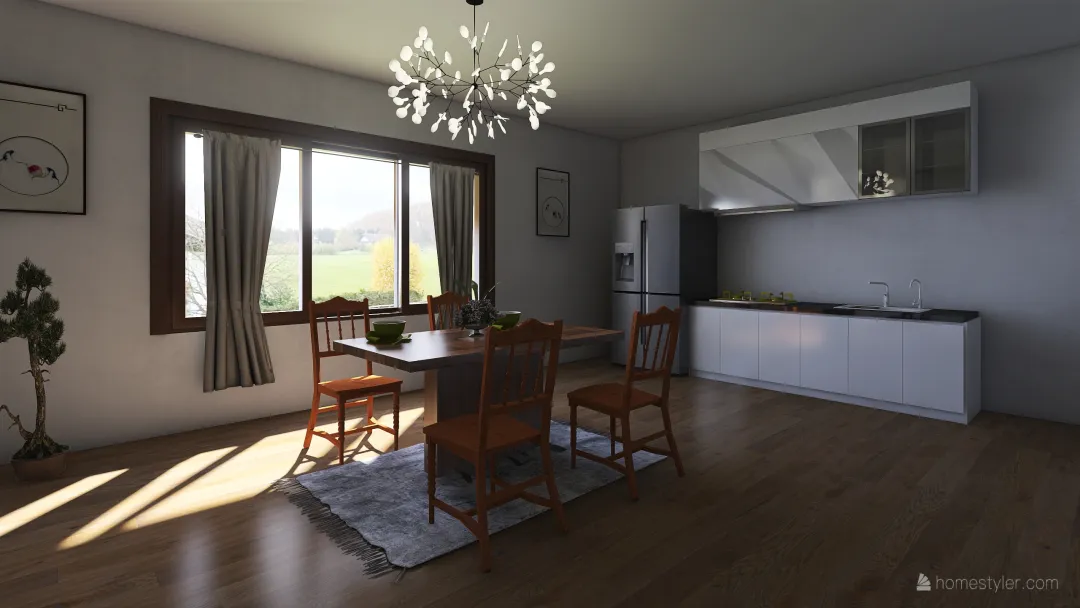 Simply Kitchen 3d design renderings