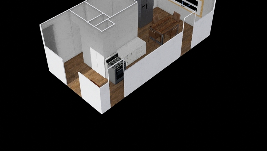 Pôvodný stav kuchyňa 3d design picture 24.91