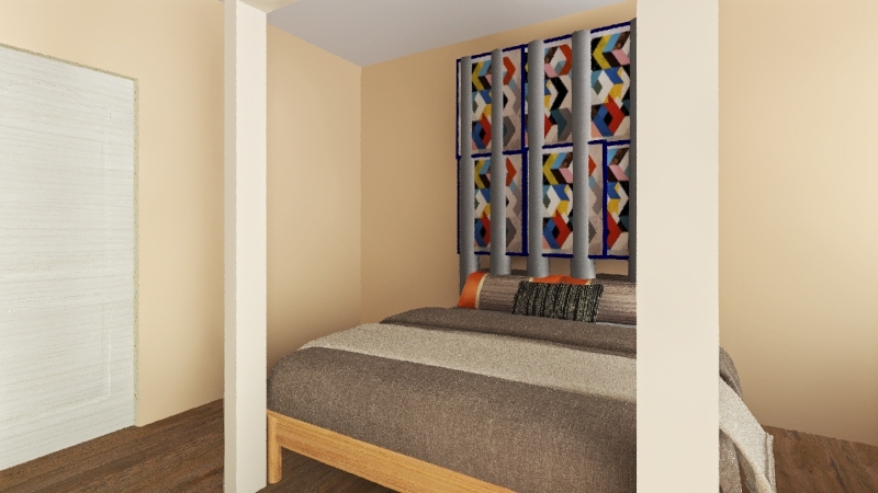 ♥ Peach Bedroom ♥ 3d design renderings