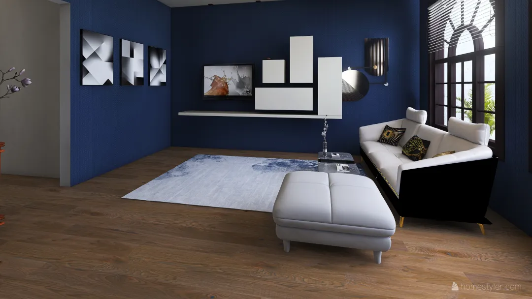 Modern Bungalow Home 3d design renderings