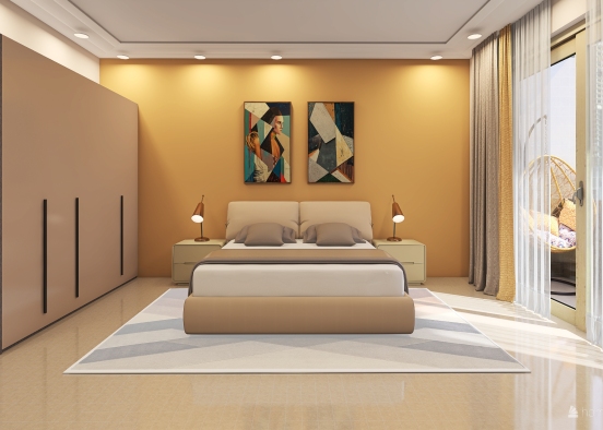 shahd's bedroom Design Rendering