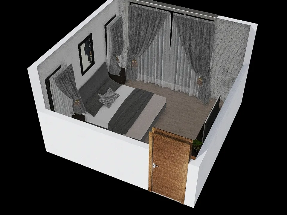 BedroomTao 3d design renderings
