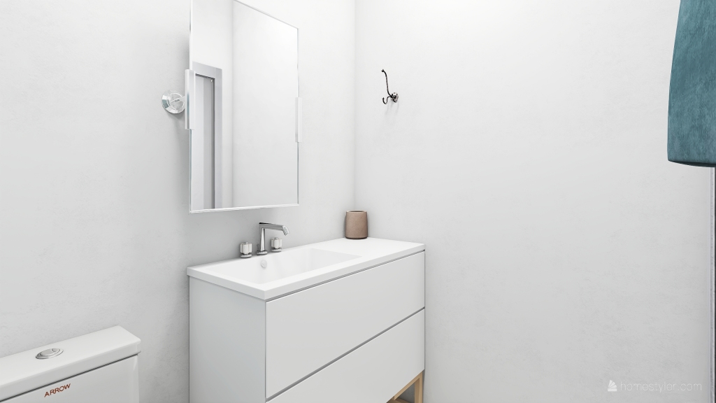 banheiro suite 3d design renderings