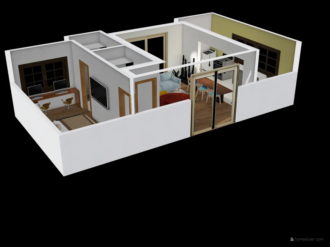 casa tapirai 3d design renderings