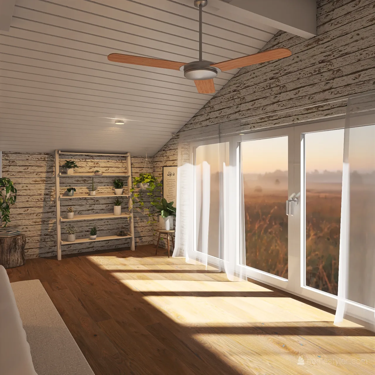 habitacion Natural 3d design renderings