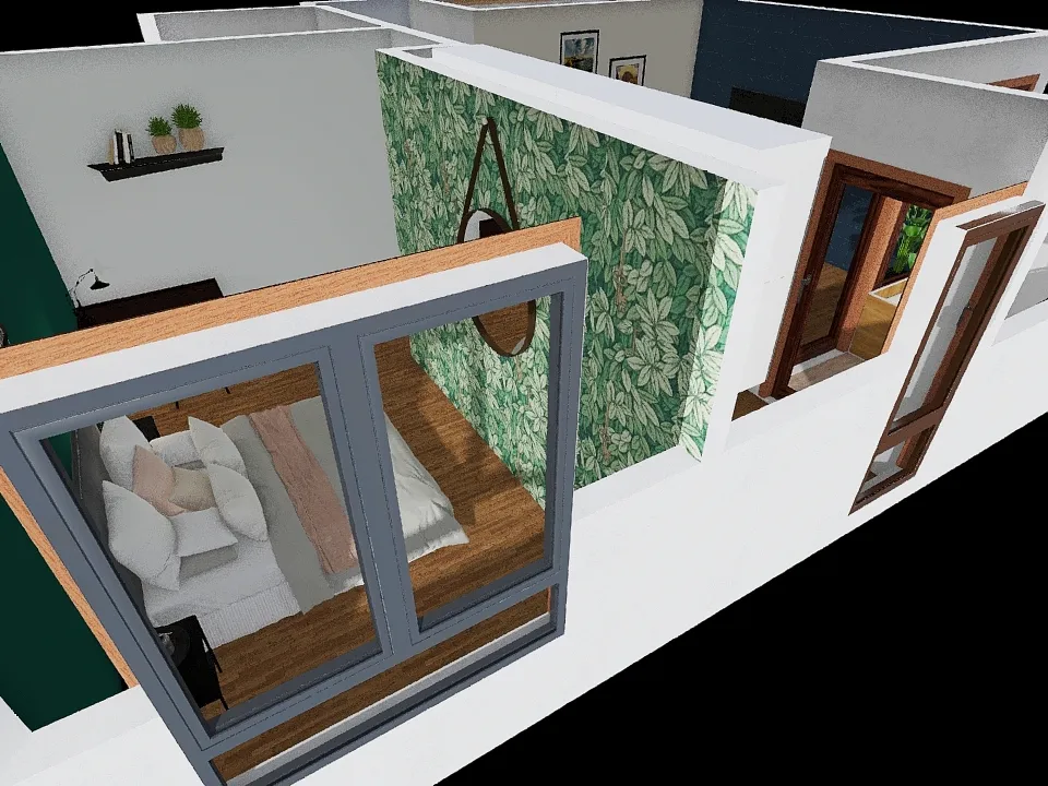 Domek2 3d design renderings