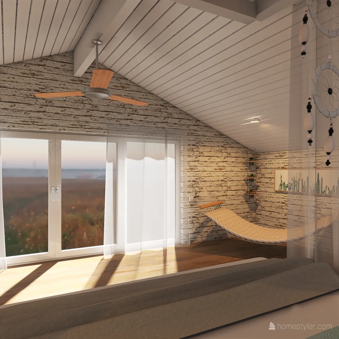 habitacion Natural 3d design renderings