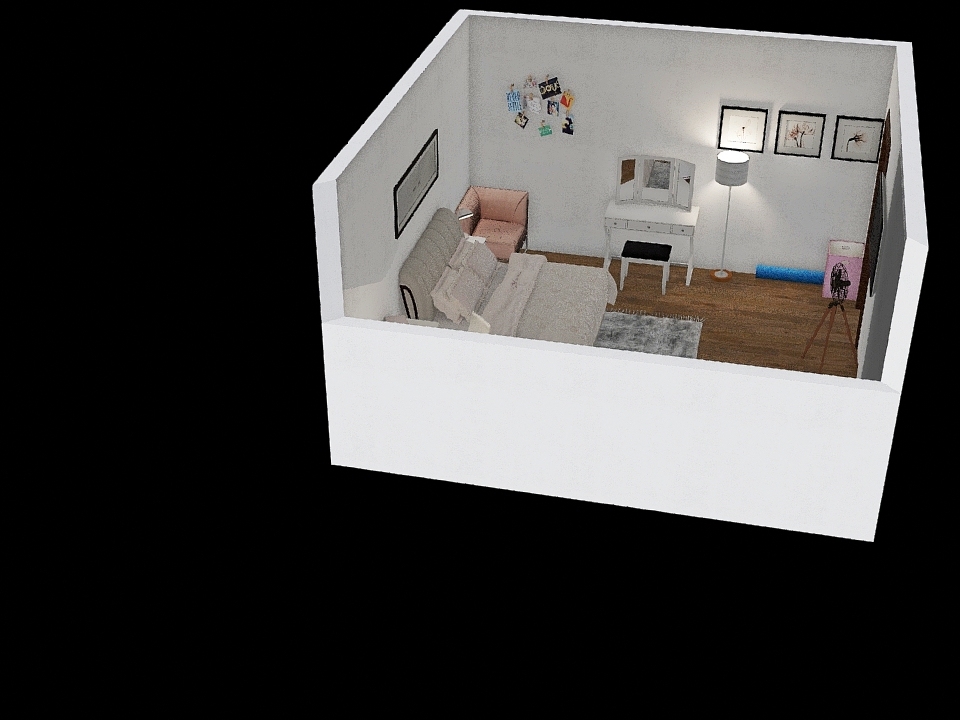Dara´s Room 3d design renderings