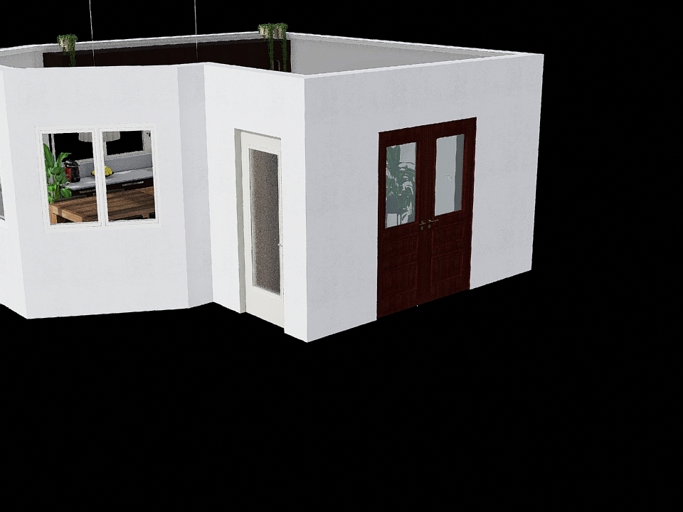 Cocina casa Sánchez Medina 3d design renderings