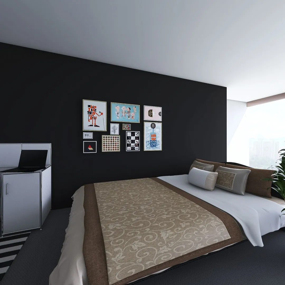 Mama Room 3d design renderings