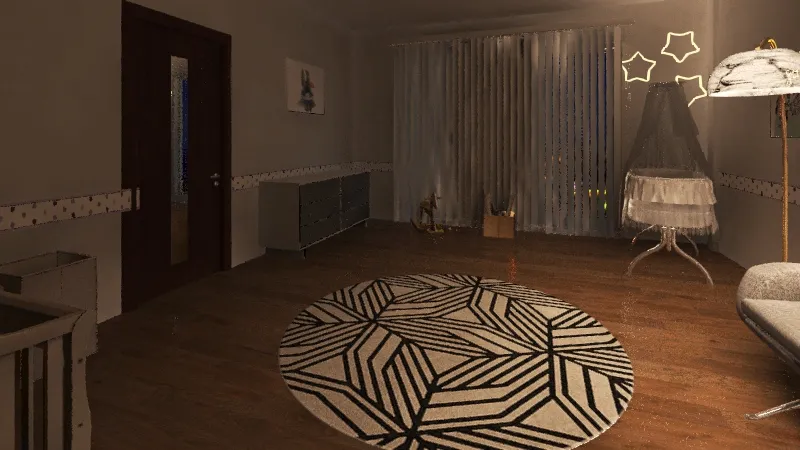 Apartment (3 bedroom) 3d design renderings