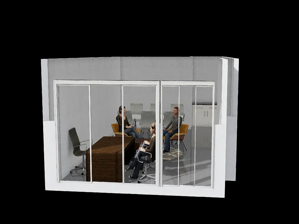 Office 26-1 3d design renderings