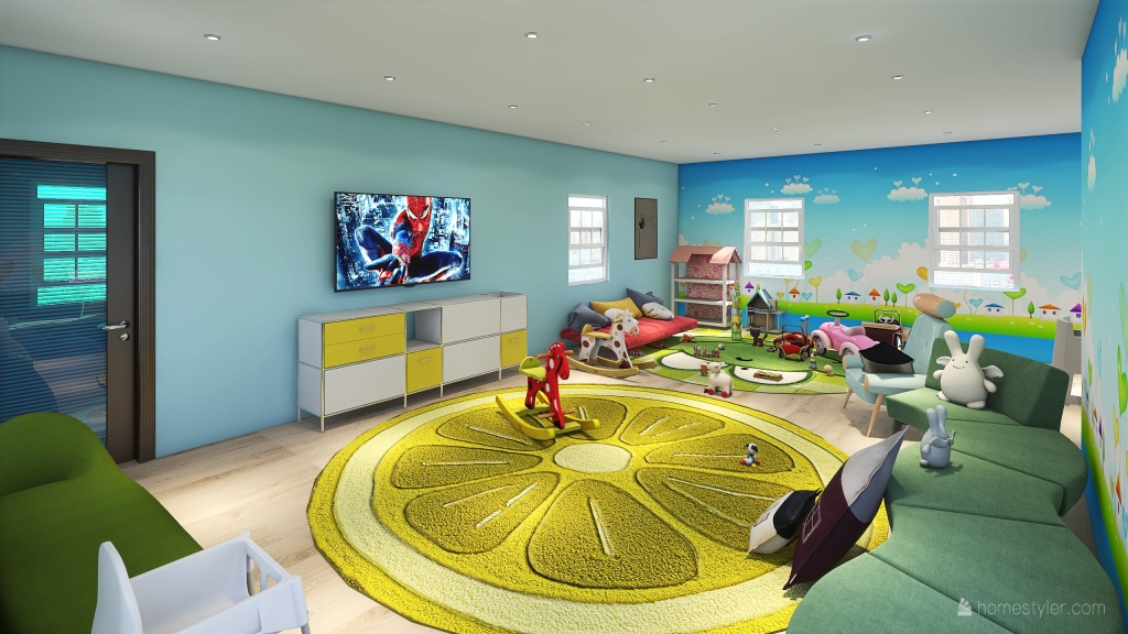Kids Entertainment Room design ideas & pictures (65 sqm)Homestyler