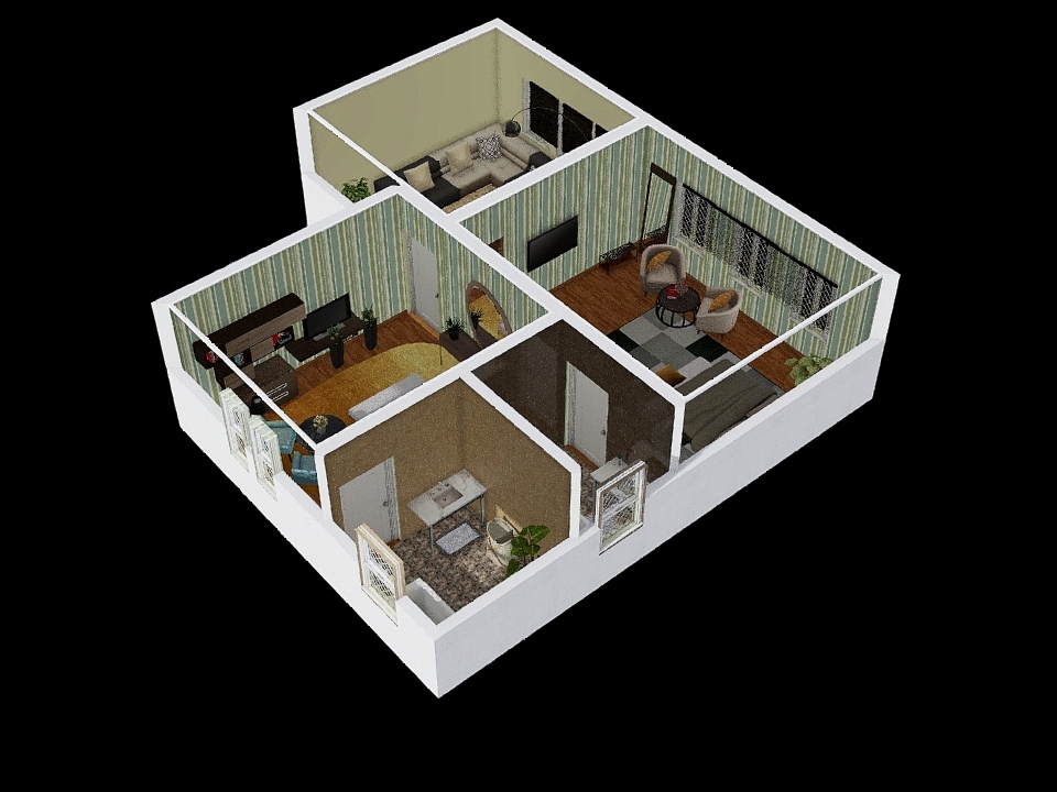 Sample house 3d design renderings