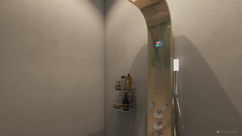Shower-Room 3d design renderings