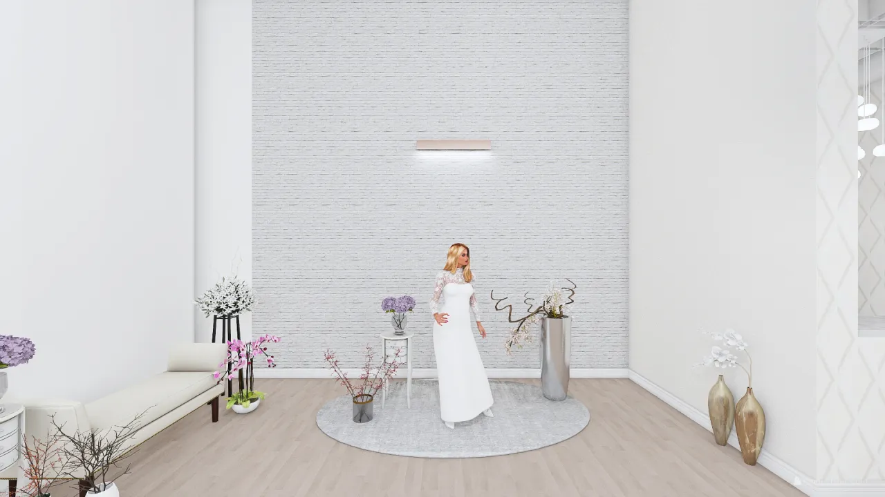 tienda de novias 3d design renderings