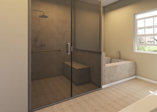 Butler Bathroom A Design Rendering