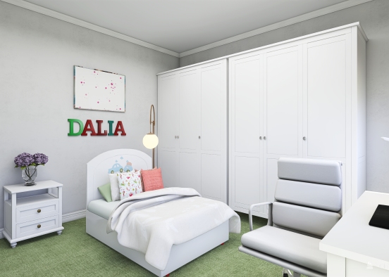 Dalia's Bedroom Design Rendering