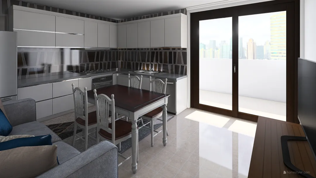 3+1 Apartman 3d design renderings