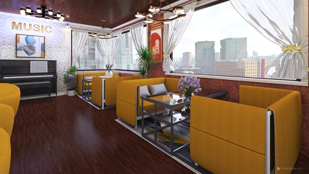 Diner 3d design renderings