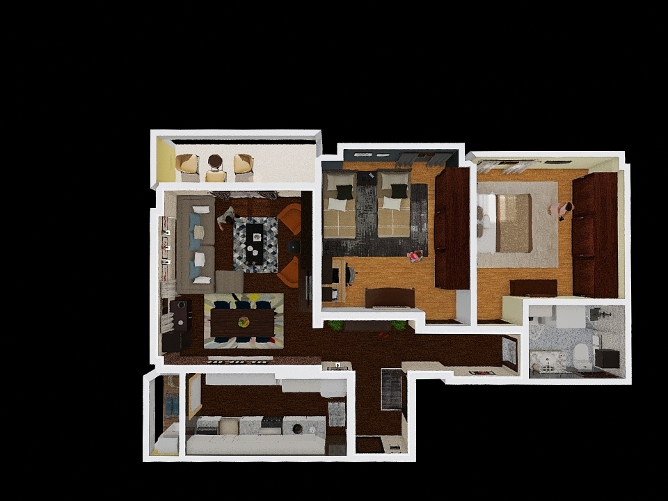 My Appartment - Gardenia Heights 2 - Kirollos Wageeh 3d design renderings