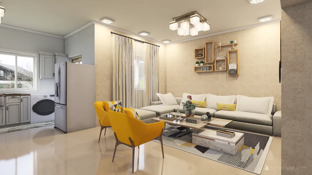 شقة موسى 3d design renderings