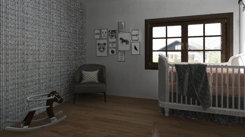 Babies bedroom 3d design renderings